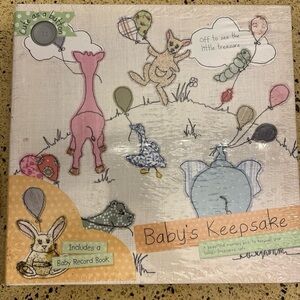 Baby’s keepsake box and memory book